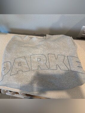 Parke x Target Mockneck Pullover Sweatshirt- Heather Gray L/XL